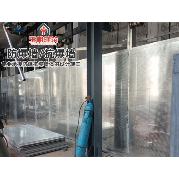 荣成纤维复合钢板抗爆墙定制 轻质防爆墙施工安装一条龙服务